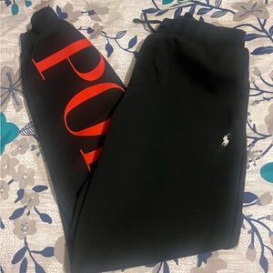 Boy’s Polo by Ralph Lauren Black Sweatpants size L (14-16)